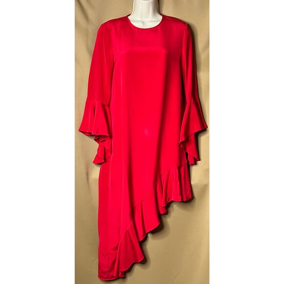 Alexis Red Ruffle Hazel Dress M - Picture 6 of 11